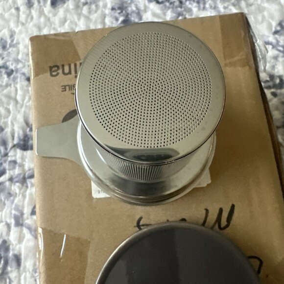 Ceramic Lidded Coffee Tea Mug Cup with Infuser and LidLarge 6 Inch Tall By Dowan - Picture 9 of 11